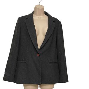 Women's Black Wool Blazer